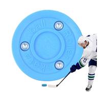 Genérico Pelotas de Hockey sobre Hielo: Disco de Hockey sobre Patines de 2,95 Pulgadas, Discos de Hocey de Aire, Discos de Juego de Entrenamiento ABS con Tornillos de Acero Inoxidable | Absorb