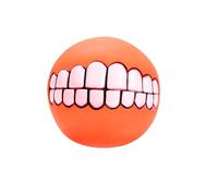 Genérico Pelotas Grinz para Perros Juguete de Goma con Dientes sonrientes Divertidos Hueco rebotante lanzar y recuperar Flotante en Agua dispensador premios