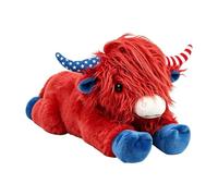 Genérico Peluche - 25 Cm Cuscini Morbidi E Giocattoli Realistici | Peluche Giocattolo Rossa E BLU Bambini | per Compleanno Festa Vacanza Casa Ufficio Divano Auto Asilo
