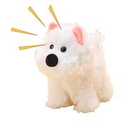 Genérico Peluche Animales | Decoración interactiva para el hogar y la mesa, Figura de peluche perro eléctrico interactivo, decoración dormitorio, oficina, estante salón adulto adolescente niña