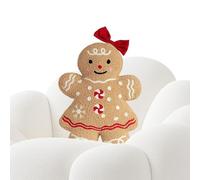 Generico Peluche Bonhomme De Pain D'Épice | Jouet Doux Et Mignon À r | Décoration De Noël Pour Et Adultes | Idéal Pour Bureau, Chambre, Salon, Voiture, Fêtes, Vacances Et Cadeaux