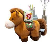 Genérico Peluche Caballo | 20 cm Chino Lindo diseño | 2026 Animal de peluche suave de caballo, regalo para adultos, fiesta de cumpleaños, habitación de enfermería