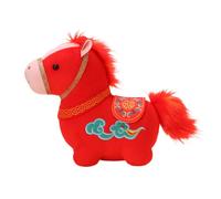 Genérico Peluche Caballo Año Nuevo Chino 2026,Coleccionable Chino Nube Auspiciosa,Juguete De Peluche En Forma De Caballo - para Hogar Camas Sofás Mesas Vitrinas Escaparates