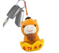 Generico Peluche Caballo | Colgantes Llavero Animal Festival De Primavera,Animal De Peluche Caballo - para Niños Mochila Bolsa De Vacaciones, amarillo, Fare riferimento alla descrizione