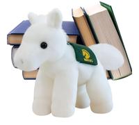 Genérico Peluche Caballo de Doudou, Mascota 2026 Adorable Decoración para el hogar, Popa, dulce lindo caballo de peluche, para coleccionistas , habitación, oficina, cumpleaños
