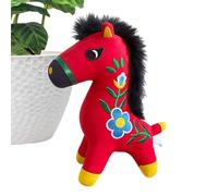 Genérico Peluche Caballo De La Suerte 2026,Muñeca Suave De 23 Cm - Animal De Peluche De Caballo Encantador,Regalo para Cumpleaños Fiestas Viaje Año Nuevo para Familiares Amigos Colegas