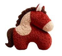 Genérico Peluche Caballo de la Suerte 2026,Muñeca Tradicional Suave - Animales de Peluche de Caballo,para Familia Amigos Cumpleaños Navidad Celebración Hogar Habitación Infantil Fiesta Interior