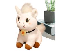 Genérico Peluche Caballo | Muñeca con Ojos Grandes,Peluche con Lazo Floral | para Niñas Cumpleaños Navidad Dormitorio Guardería
