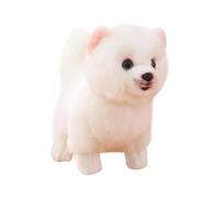 Genérico Peluche Cachorro,23 Cm Muñeco Abrazable Y Realista | Peluche de Perro Pomerania | para Coche Salón Dormitorio Sofá Habitación Infantil Hogar Oficina Cumpleaños Y Navideñas