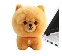 Genérico Peluche Cachorro Decoración del Hogar Realista Suave Y Adorable