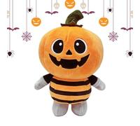 Genérico Peluche Calabaza Halloween Cojín Suave Soporte Lumbar | Peluche Calabaza Halloween Para Coche Cuna Dormitorio Estantería Exhibición Mesa Fotos Siesta Habitación