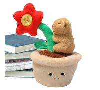Genérico Peluche Capibara | Figura Abrazable con Forma De Una Almohada Y Un Macetero,Juguete de Felpa de Capibara,para Niñas Niños Adultos Pascua Graduación Cumpleaños