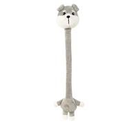 Genérico Peluche Chien Schnauzer - Doudou Chat Grands Yeux | 15,7 Pouces Coussin Peluche Moelleux | Décoration Chambre Enfant Kawaii, Confort De Détente, Peluches Longue Pour Et Adultes