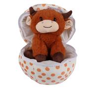 Genérico Peluche con Cremallera - Serie cáscara de Huevo Peluche, Figuras de Animales, Huevo con Cremallera | Regalo para niños y Adultos, Regalo de Pascua, cumpleaños, Juguetes para bebés