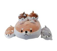 Generico Peluche con forma de perro - Suave para dormir de 25 cm, juguete suave con forma de animal de peluche | para casa, salón, guardería e ideas regalos cumpleaños