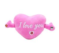 Genérico Peluche con Sonido | Adorable Y Tierno Muñeco En Forma De Corazón De Amor | Peluche Musical y Sensorial | para Niños, Niñas, Preescolares, Padres, Reuniones en Casa, Aula y Guardería