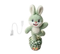 Genérico Peluche Conejito Lindo, Bonito, con Forma De Conejo Que Habla Y Baila,Animales De Peluche Que Hablan - para El Hogar, La Sala De Juegos, De Cumpleaños Y Guardería, Preescolar Y Niños Y Niñas