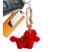 Genérico Peluche de Caballo | Figurita De Muñeca Coleccionable Suave Y Colgante,con Llavero De Cordón De Animal De Peluche | Mujeres Niños Adultos Bolso Cumpleaños Navidad Año Nuevo 2026 Regalos para