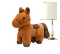 Generico Peluche de caballo suave de peluche, muñeca suave y tierna, caballo de suave y mimoso, acolchado, para sofá, coche, silla, escritorio, sala de estar, dormitorio