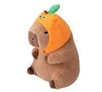 Genérico Peluche de Capibara - Juguetes de Rana de Dibujos Animados - Muñecos De Peluche Animales Rellenos Muñeca - para Cumpleaños Escritorio Sofá Estante Sala De Estar Casa Niños Niñas Amigos