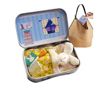 Genérico Peluche de Conejito Pequeño | Juguete Mini Conejo de Bolsillo en Lata,Conejito Suave,para Rellenar Canastas de Pascua DIY Adopción de Mascotas Niños Niñas de Cumpleaños Hogar Aula