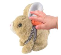 Genérico Peluche de Conejo,Mascota Interactiva Que Ladra Y Es Tierna,Muñecos de Peluche Tiernos - para Niños Niñas Fiestas Cumpleaños Decoración Hogar