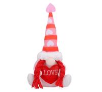 Genérico Peluche De De San Valentín - Juguete De Peluche con Motivo De Corazón, Linda Figura De Decoración del Hogar | Niños Niñas Niños Novia Novio Favores De Oficina Apartamento Dormitorio