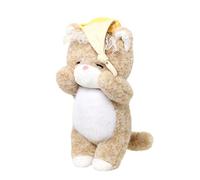 Genérico Peluche de Gato,35 Cm Muñeco De Gato Dormilón Juguete | Almohada De Peluche,para Niños y Adultos, Sala de Estar, Sofá, Cama, Silla, Mesita de Noche, y Decoración del Hogar y Coche