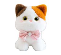 Generico Peluche de gato - Cartoon Campanilla Figurina,Peluche de gato acolchado - Para niños adolescentes mujeres adultos amantes animales Navidad cumpleaños Pascua decoración casa sofá mesa