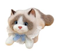 Genérico Peluche De Gato,Muñeca de Gatito Suave para la Decoración del Hogar - Juguete de Gato de Peluche - para Niños y Adultos Cumpleaños Halloween Viajes Coche Dormitorio Sofá
