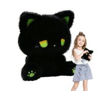 Genérico Peluche de Gato | Muñecos de Gato de Felpa - Almohada Suave Al Tacto con Expresión Emotiva para Auto, Sala, Comedor O Sofá