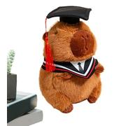 Genérico Peluche De Graduación 2025 - Recuerdo De Capibara | Decoración De Peluche con Sombrero para Hombres Mujeres Amigos Jóvenes Celebración De Escuela Y Universidad