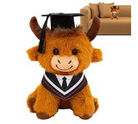 Generico Peluche de graduación | 25 cm muñeca suave con forma de | Juguetes con forma de | para mujeres, hombres, niños, escuela de infancia, escuela secundaria, universidad y fiesta de graduación
