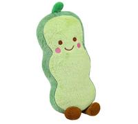 Genérico Peluche De Guisante Cute Pea Plush - Soft Cartoon Doll Pod Pillow with Plush Fabric Peluche, Stuffed Animal Toy For Desk Lounge Travel Thanksgiving