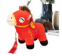 Generico Peluche de juguete - Peluche caballo Mascota 2026, decoración suave 25 cm para niños animales amor habitación salón casa regalo