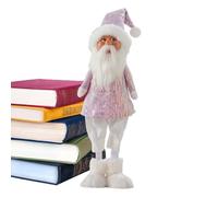 Genérico Peluche De Navidad,Juguete De Peluche De Pie Adorable | Centro De Mesa para Navidad - para La Sala El Dormitorio El Gabinete Estante La Exhibición Estacional Estilo Granja