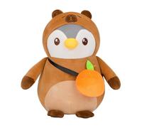 Genérico Peluche de pingüino de Peluche,Juguete de Peluche de pingüino | Juguete de de Relleno - Pingüino amigable con la Piel durmiendo Abrazando la Almohada de Felpa para la Sala de Estar de