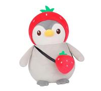 Genérico Peluche de pingüino de Peluche,Juguete de Peluche de pingüino - Peluche de de - Pingüino amigable con la Piel durmiendo Abrazando la Almohada de Felpa para la Sala de Estar del dormit