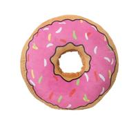 Genérico Peluche Donut Rosa Decorativo 20 cm - Cojín Suave Tipo Rosquilla con Sprinkles, Decoración Original para Casa, Habitación o Regalo Divertido