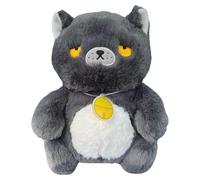 Genérico Peluche Gato | Juguetes de peluche reconfortantes - Doudou de compañía tierna | para adolescentes adultos juegos noche dormitorio salón oficina sofá cama cumpleaños
