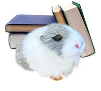 Genérico Peluche Hamster Réaliste - Mini Jouet En Peluche Doux 12cm, Animal De Compagnie Simulé, Mignonne Pour Décoration Maison Bureau, Cadeau Pour Et Collectionneurs