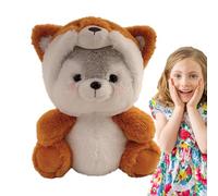 Generico Peluche Husky | Suave muñeca Husky transformable en peluche | Transformar la muñeca del perro del juguete de la felpa del husky, perro husky peluche tierno