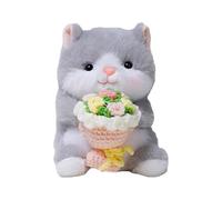 Generico Peluche,Muñeca Linda con Bouquet,Animales San - Regalo Para Esposa Mamá Navidad Cumpleaños Boda San