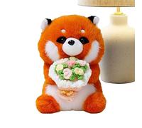 Generico Peluche,Muñeca Sosteniendo Un Ramo De Flores | Animales De Peluche Para San | Regalo Para Esposa Chicas Mamá Navidad Cumpleaños Boda San