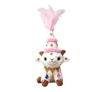 Genérico Peluche Oveja | con un Collar y un Sombrero, Suave y Bonito de 35 centímetros | Cordero | para Cumpleaños Infantil, Salón, Dormitorio, Sofá, Estante, Mesita de Noche, Escritorio, Decoración