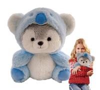 Generico Peluche para perros Husky | Cute Creative Pet transformado Koala Pig Fox Dinosaur Peluche - Cuddly Stuffed Husky Dog Plush, Stuffed Dog Peluche para sofá dormitorio Car Decor