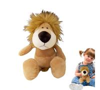 Genérico Peluches Animales - Marionetas de peluche suave de león elefante mono 25 cm | Diseño suave para abrazos, regalo delicado para animales infantiles, compañeros de juego seguros, perfecto para