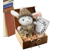 Generico Peluches Lapin Douces | Compagnon Câlin Portable à Étreindre | Petits Jouets en Peluche pour pour Fille Anniversaire Noël Pâques Saint-Valentin Canapé Bureau Réconfort et Jeu