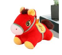 Genérico Peluches - Muñeca de Mascota de Color Rojo - Juguete de Peluche del Año del Caballo,para Sofá Mesita Noche Habitación Infantil Escritorio Niños Adultos Cumpleaños Navidad
