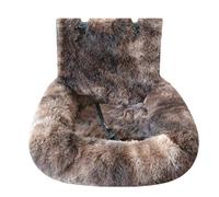 Genérico Pelzbarn Car Seat- Pets Bed, Dog Car Bed with Straps Furry Seats with Thick Cushion for Travel, with Thick Cus for All Cars Removable and Easy to Clean